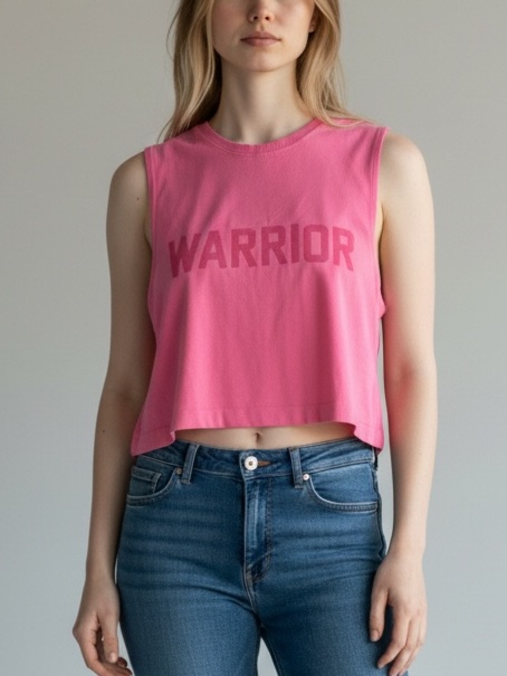 Spiritual Gangster Women's Pink Warrior Athletic Tank